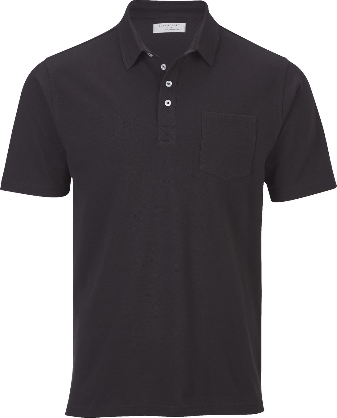 BLACK BOXERCRAFT PIQUE POLO  grouped