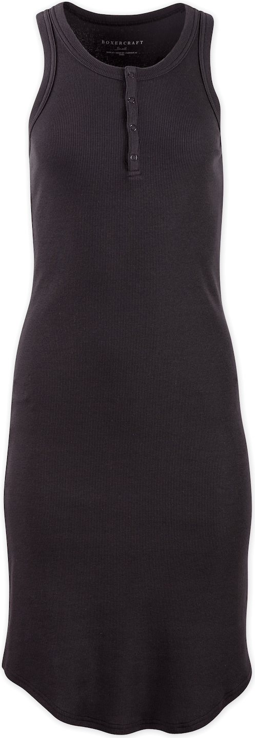 BLACK BOXERCRAFT VIVIAN RIB MIDI DRESS  grouped