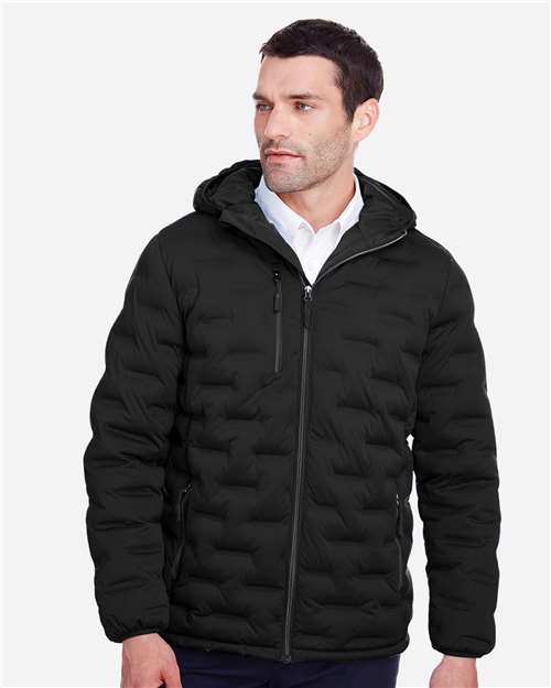 Black/ Carbon Men's Loft Puffer Jacket - NE708