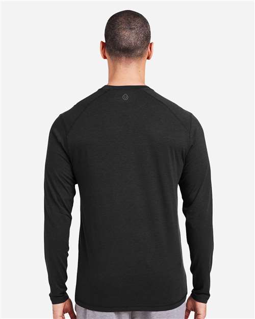 Black Carrollton Fitness Long Sleeve T-Shirt - TM310