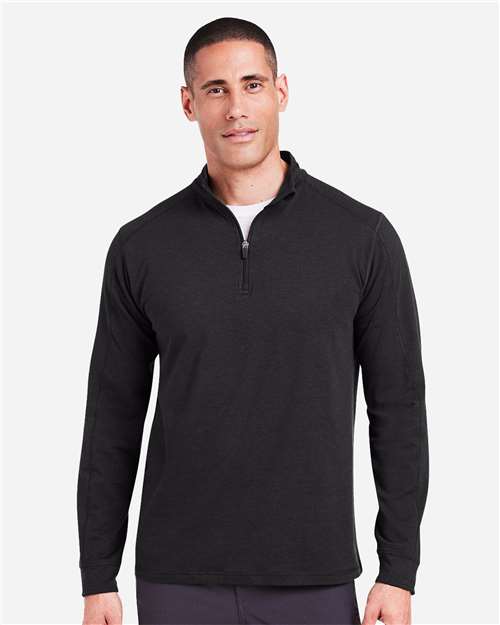 Black Carrollton Quarter-Zip Pullover - TM109AB