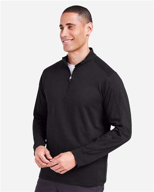 Black Carrollton Quarter-Zip Pullover - TM109AB