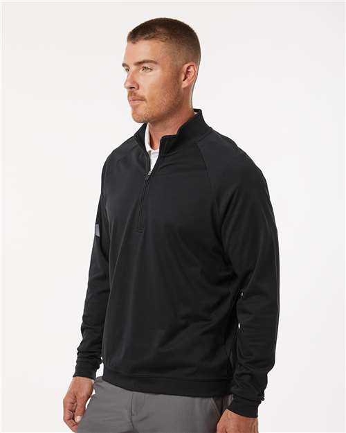 Black Club Quarter-Zip Pullover - A598
