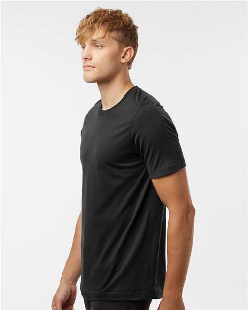 Black Combed Cotton T-Shirt - 602