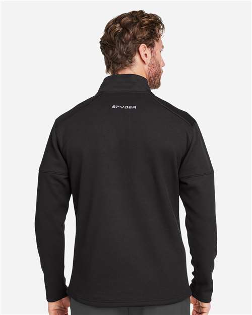 Black Constant Canyon Quarter-Zip Pullover - S18068