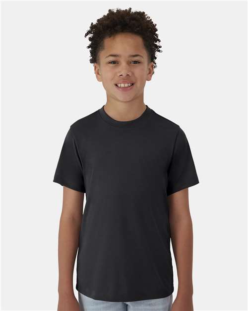 Black Cool DRI® Youth Cotton Touch T-Shirt - 484Y
