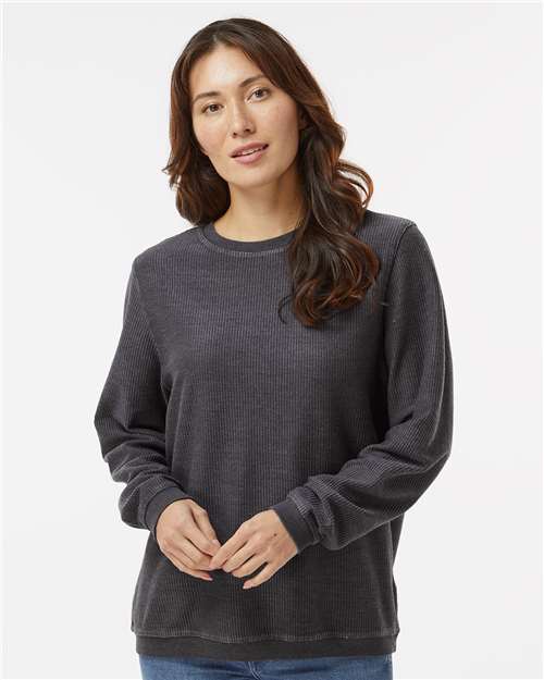 Black Corded Crew - D02