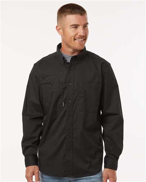 Black Craftsman Woven Shirt - 4450T