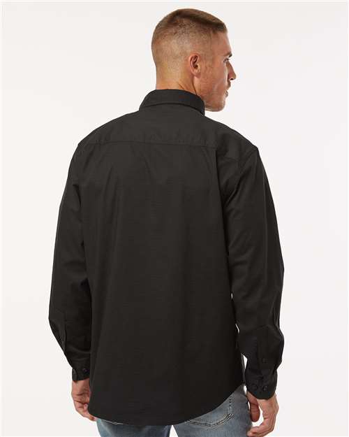 Black Craftsman Woven Shirt - 4450T