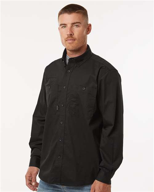 Black Craftsman Woven Shirt - 4450T