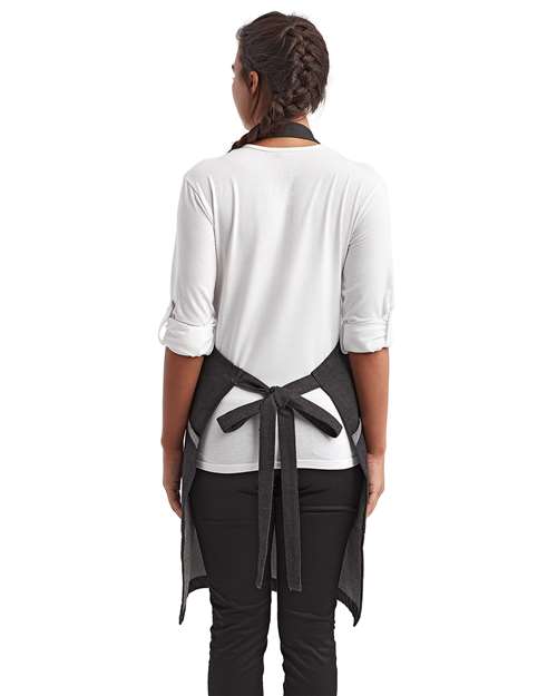 Black Denim ‘Regenerate’ Recycled Bib Apron - RP122