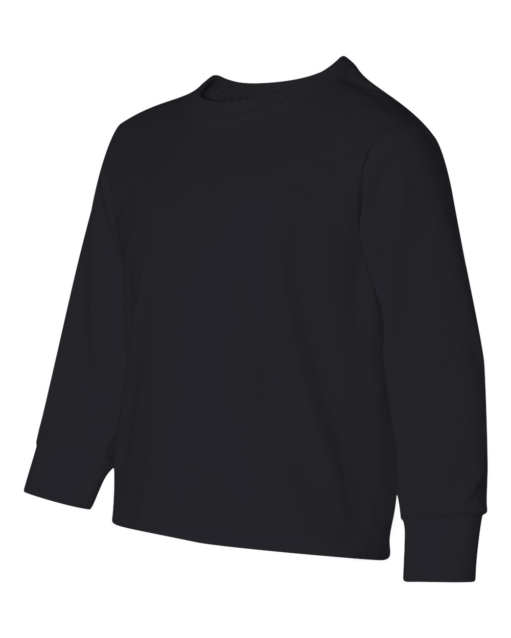 Black Dri-Power® Youth Long Sleeve 50/50 T-Shirt - 29BLR