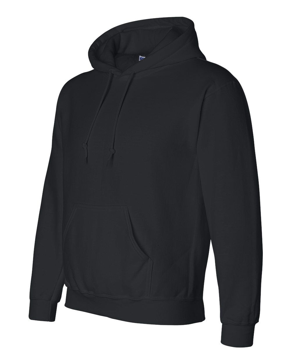 Black DryBlend® Hooded Sweatshirt - 12500