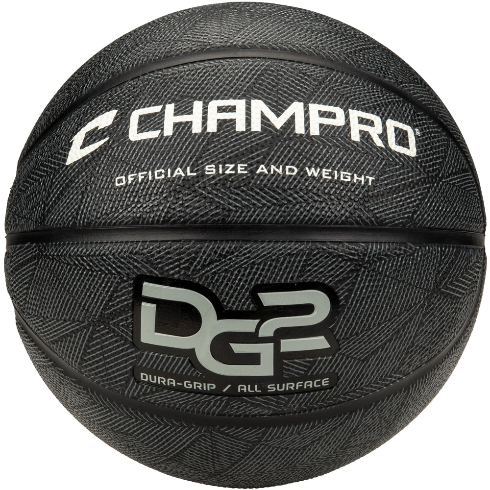 BLACK Dura-Grip 230 Rubber Basketball