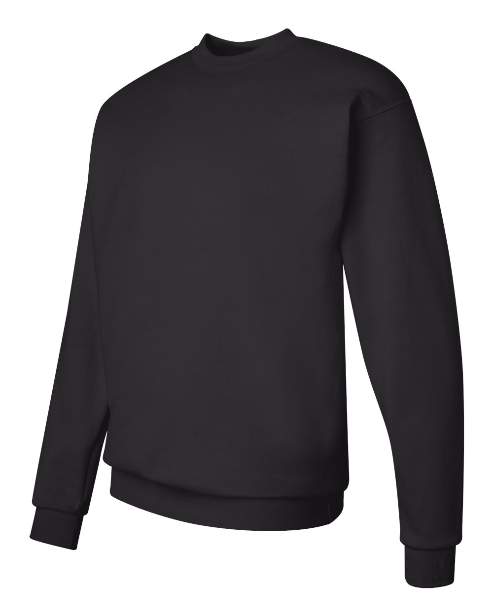 Black Ecosmart® Crewneck Sweatshirt - P160