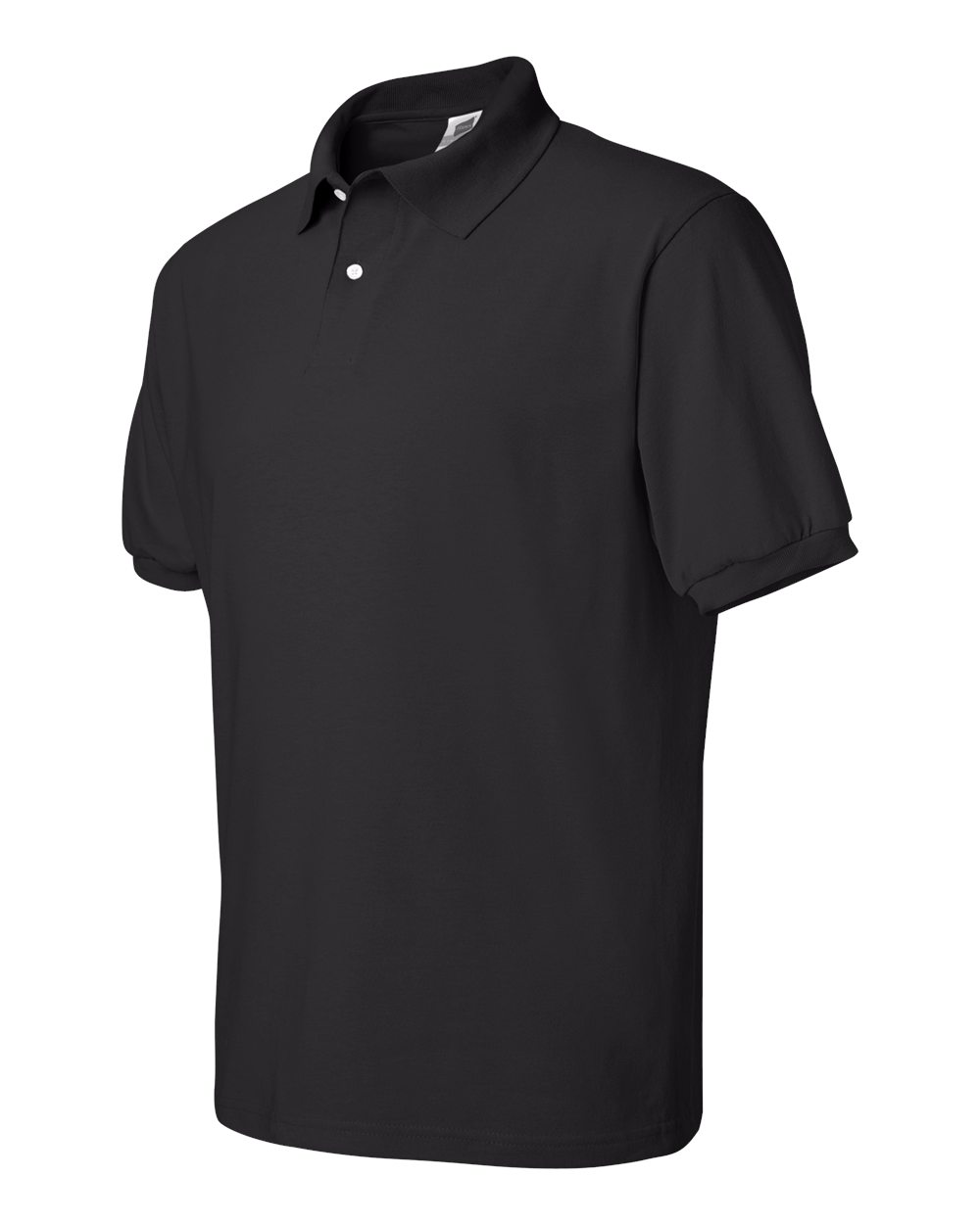 Black Ecosmart® Jersey Polo - 054X