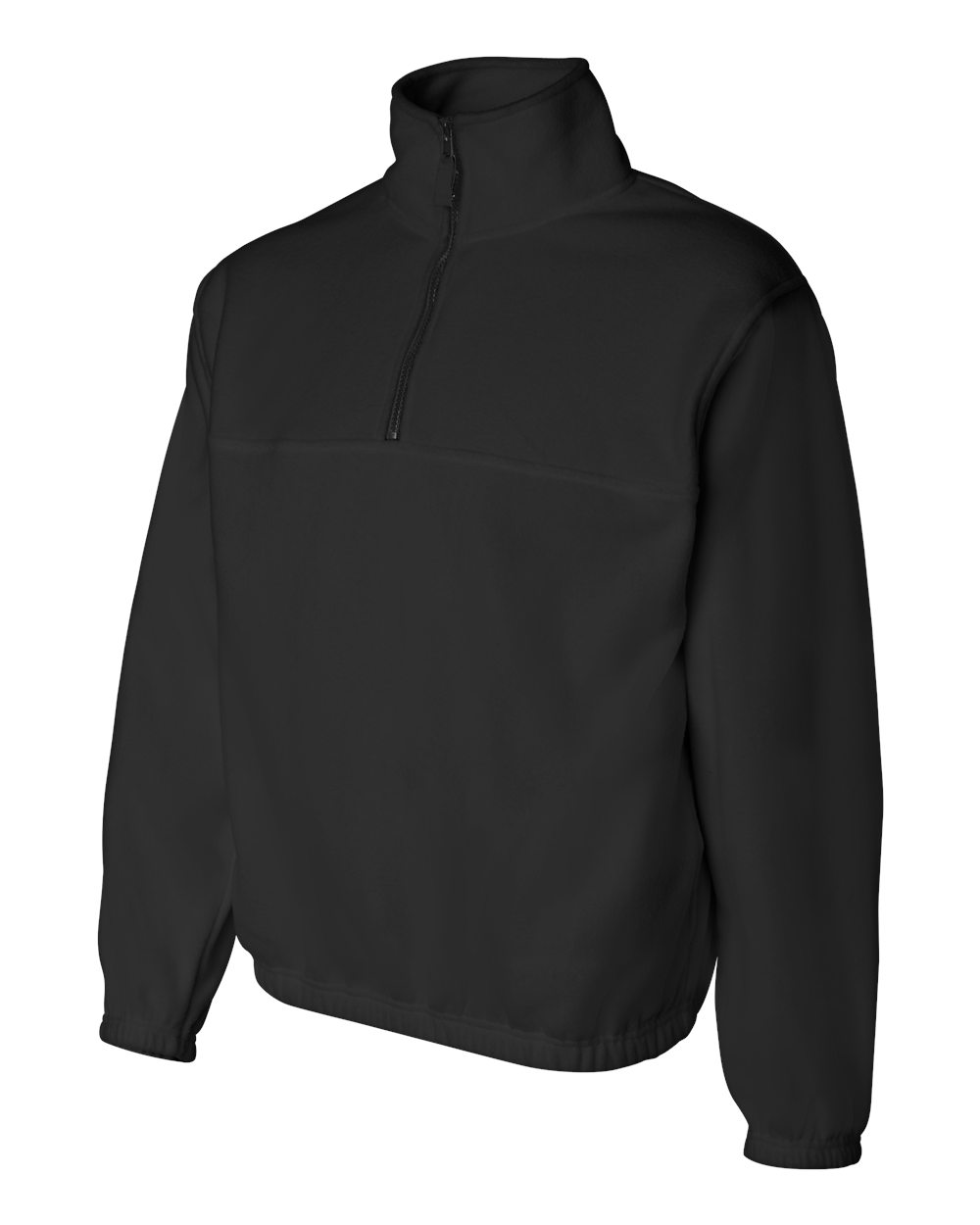 Black Fleece Quarter-Zip Pullover - 3051