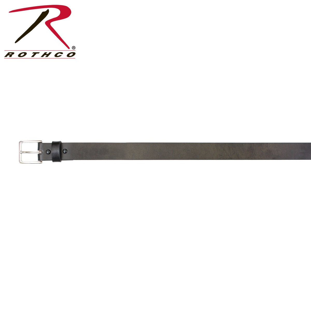 Black Genuine Cowhide Garrison Belt