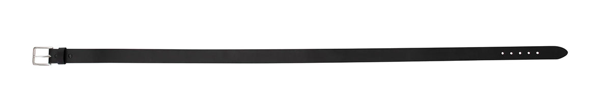 Black Genuine Cowhide Garrison Belt