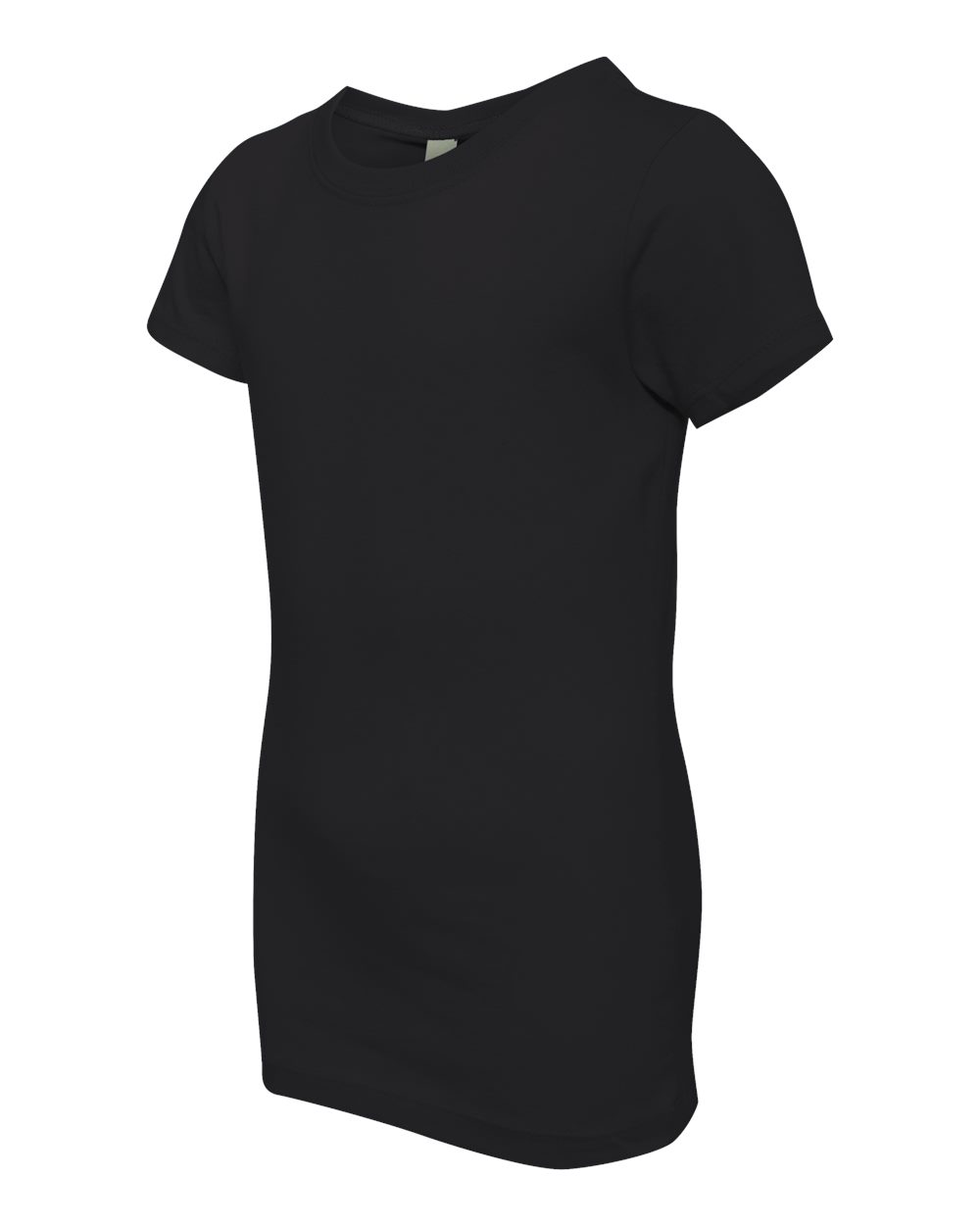 Black Girls’ Cotton Princess T-Shirt - 3710