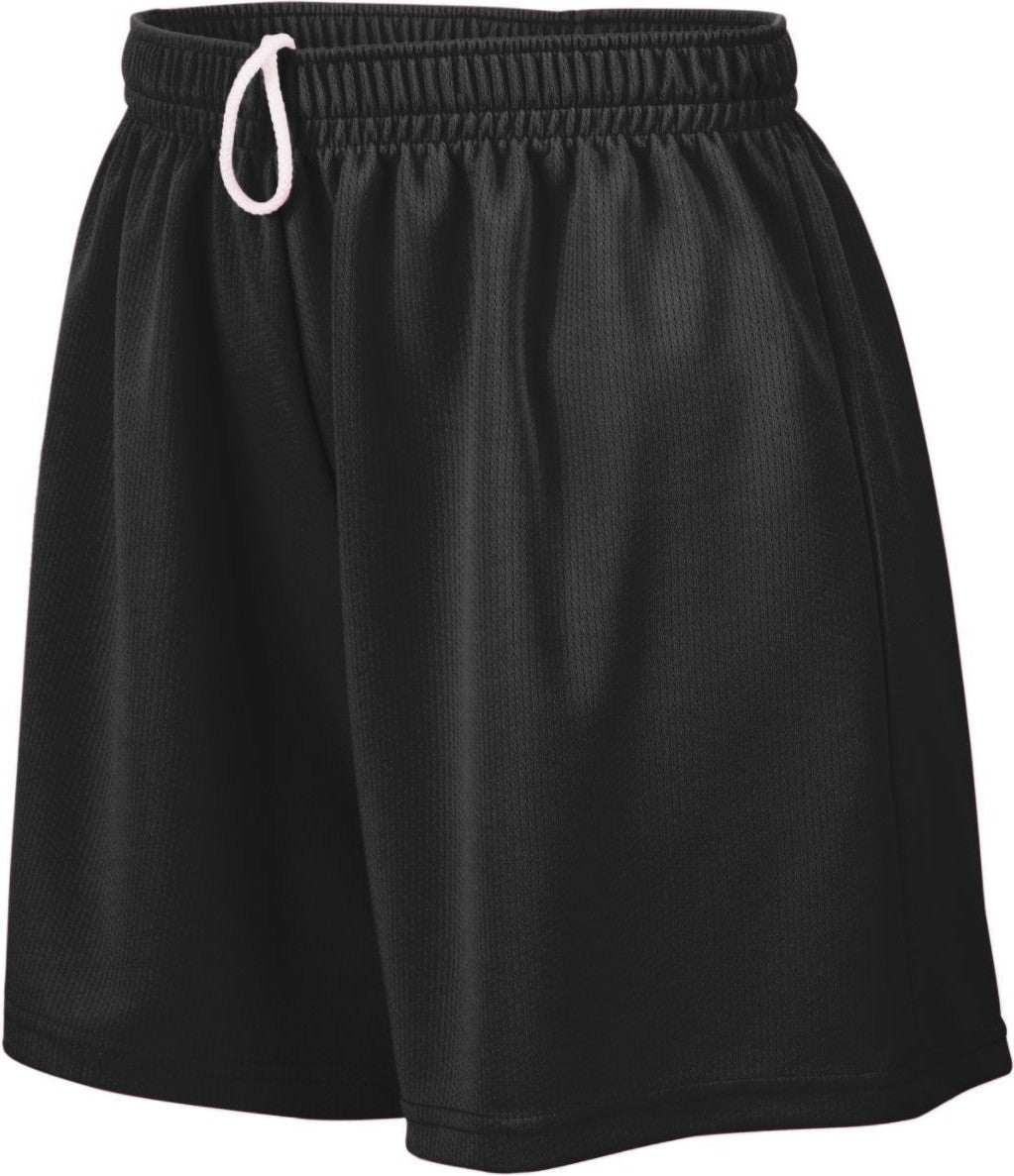 BLACK GIRLS WICKING MESH SHORT