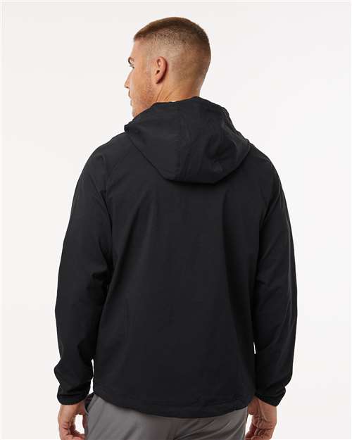 Black Go-To Utility DWR Full-Zip Jacket - A2007
