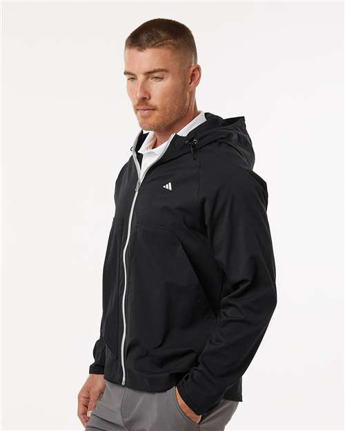 Black Go-To Utility DWR Full-Zip Jacket - A2007