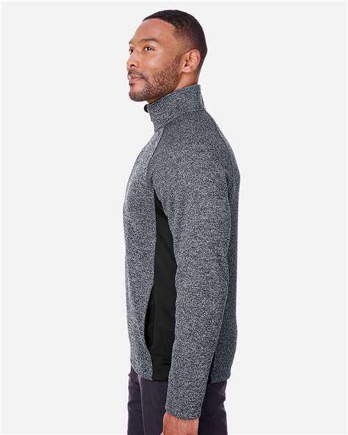 Black Heather/ Black Constant Half-Zip Sweater - S16561