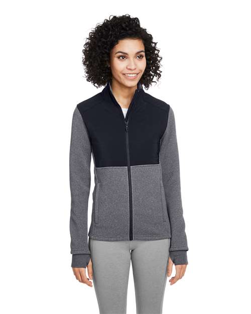 Black Heather/ Black Women&#39;s Pursuit Jacket - s17299