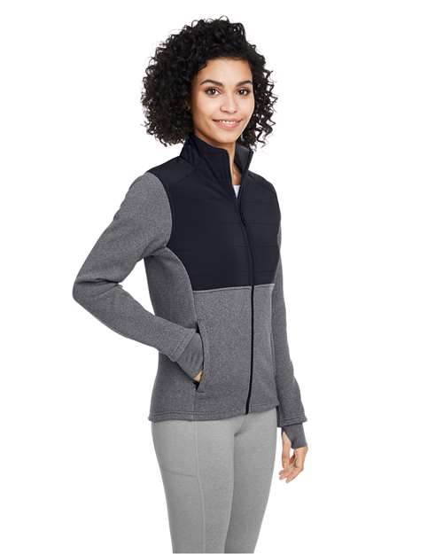 Black Heather/ Black Women&#39;s Pursuit Jacket - s17299