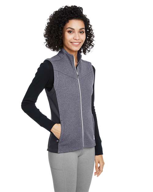 Black Heather/ Black Women&#39;s Pursuit Vest - S17275