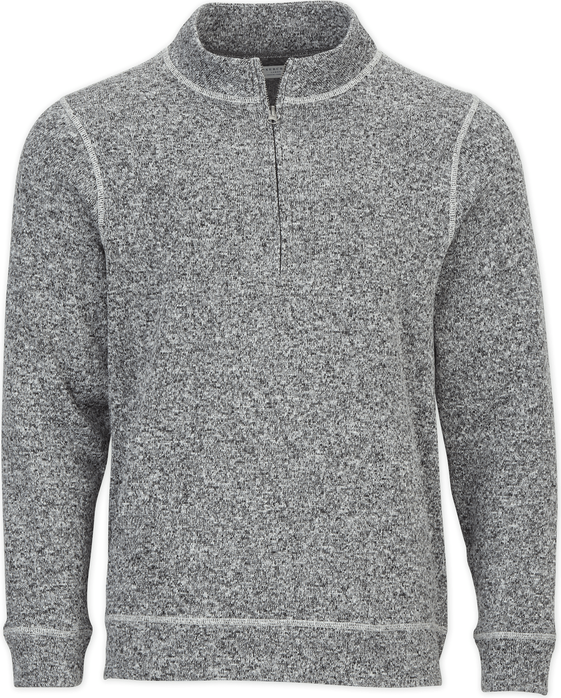 BLACK HEATHER BOXERCRAFT MEN'S ALPINE QTR ZIP  grouped