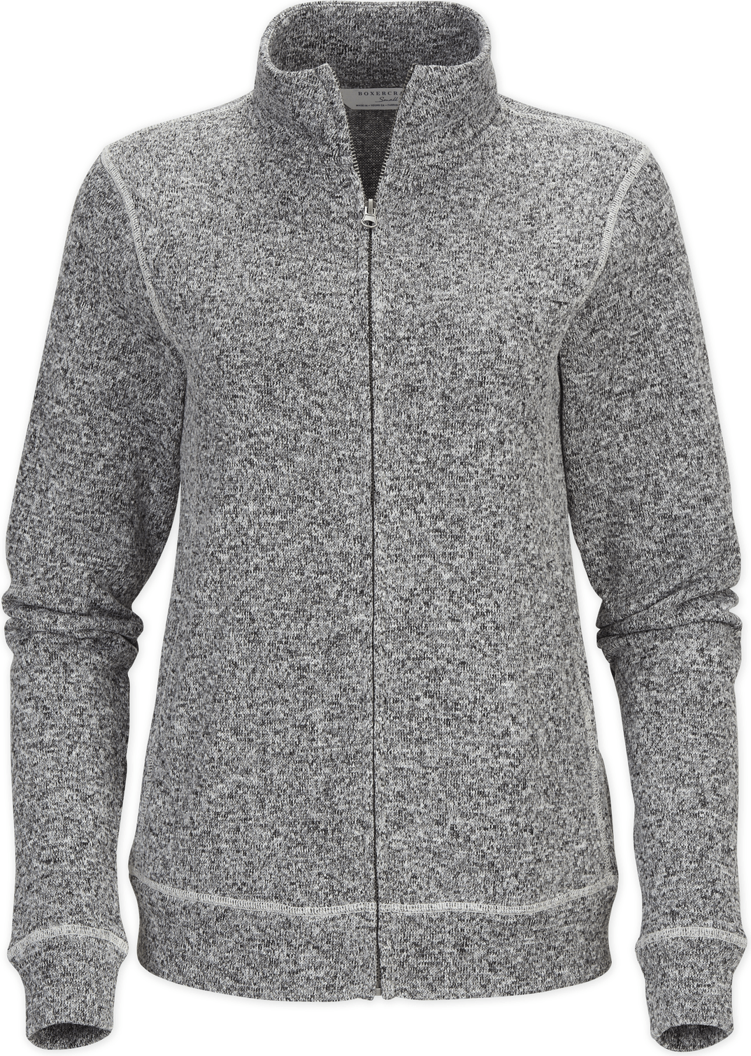 BLACK HEATHER BOXERCRAFT WOMEN'S  ALPINE FULL ZIP  grouped