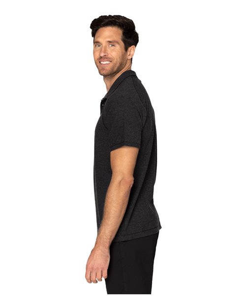 Black Heather Impact Polo - 382PL