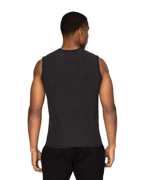 Black Heather Impact Tank Top - 382T