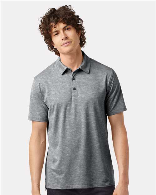 Black Heather Sport Polo - CHP115