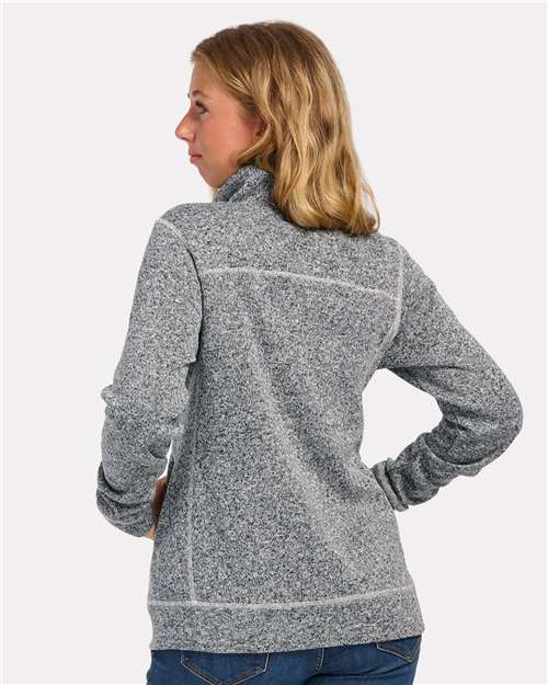 Black Heather Women&#39;s Alpine Full-Zip - BW5207