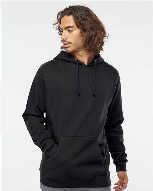 Black Heavyweight Hooded Sweatshirt - IND4000