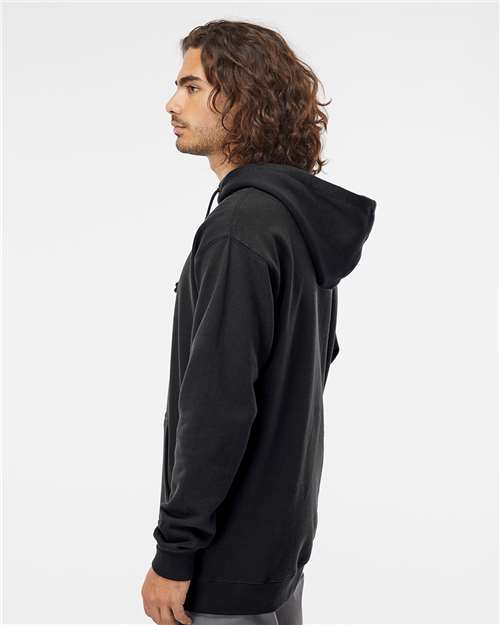 Black Heavyweight Hooded Sweatshirt - IND4000