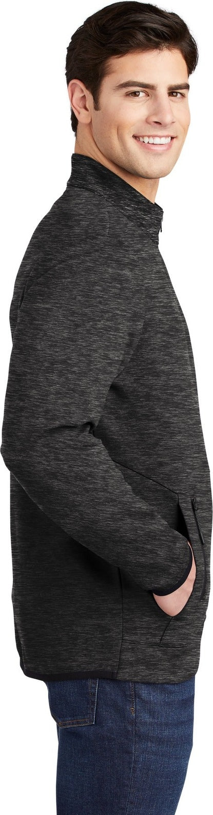 Black Hthr Sport-Tek Triumph 1/4-Zip Pullover ST281