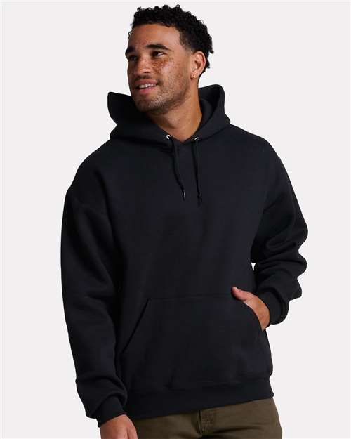 Black Ink Rugged Hooded Sweatshirt - H12MR