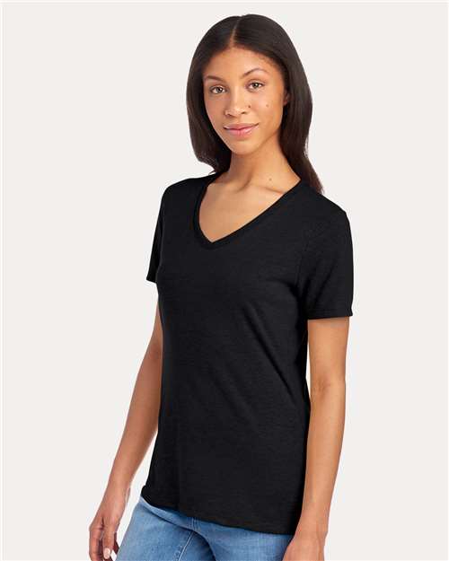Black Ink Women&#39;s Premium Blend V-Neck - 560WVR