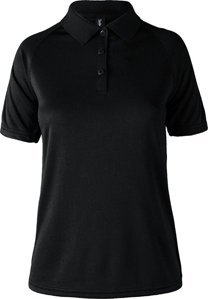 Black Ladies Team Polo  grouped