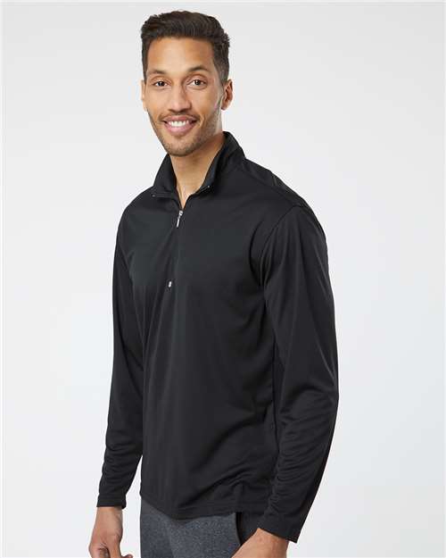 Black Malibu Performance Quarter-Zip Pullover - 350
