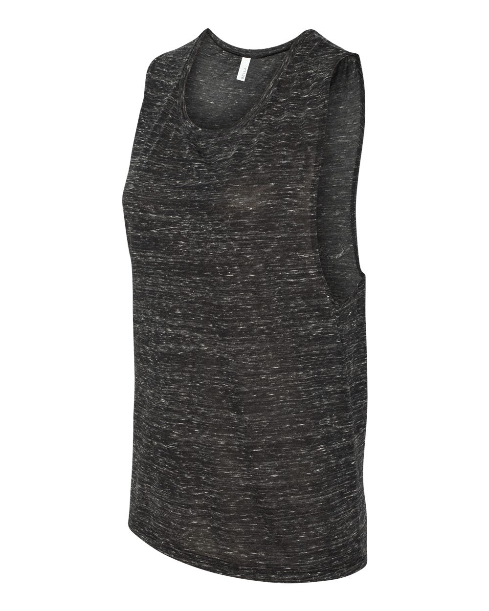Black Marble Women's Flowy Scoop Muscle Tank - 8803