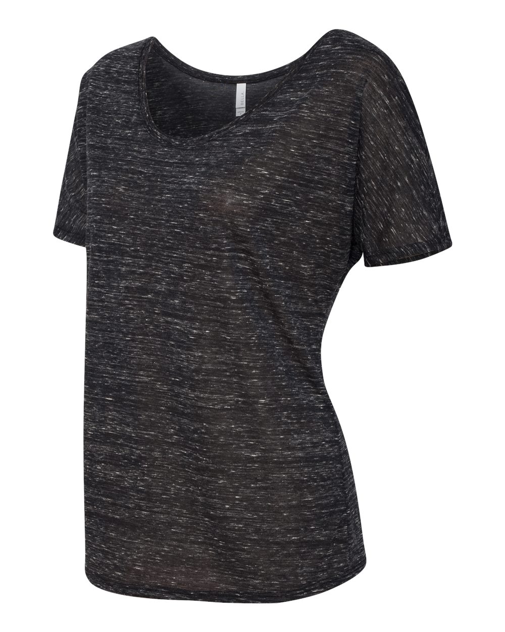 Black Marble Women’s Slouchy Tee - 8816