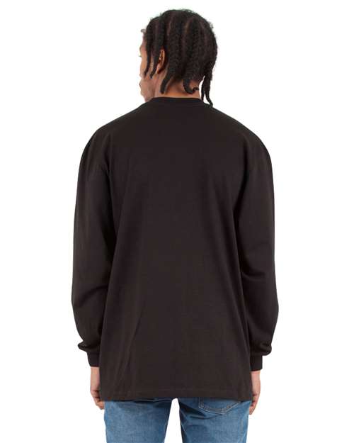 Black Max Heavyweight Long Sleeve T-Shirt - SHMHLS