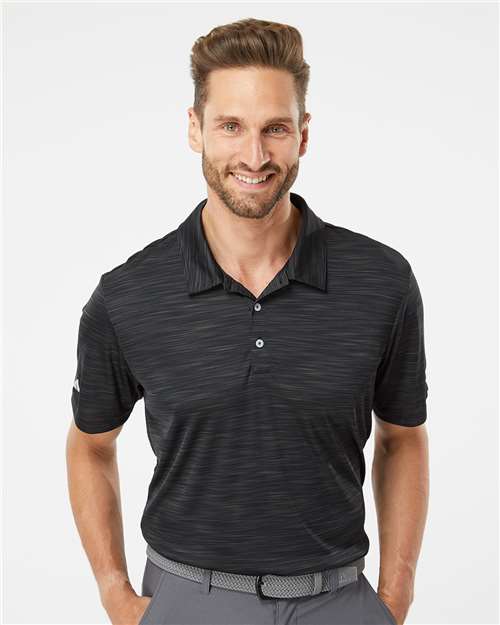 Black Melange Mélange Polo - A402