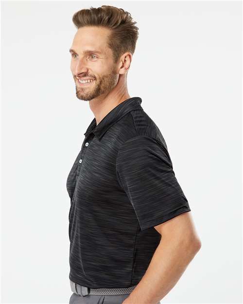 Black Melange Mélange Polo - A402