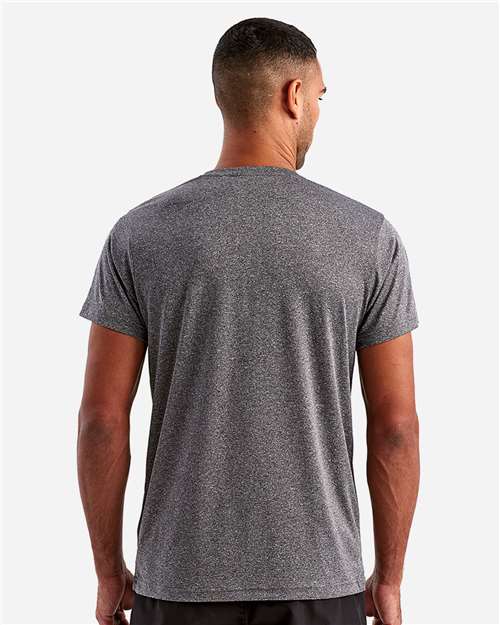 Black Melange Recycled Performance T-Shirt - TD501